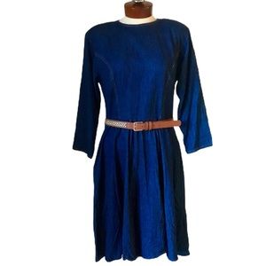 Vintage Mellisa Denim Dress, Size 12